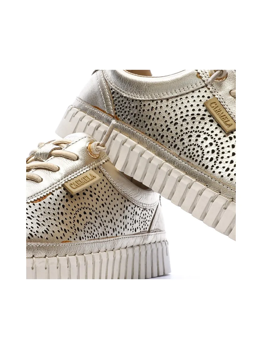 Baskets Dorées Femme Carmela Oro 8