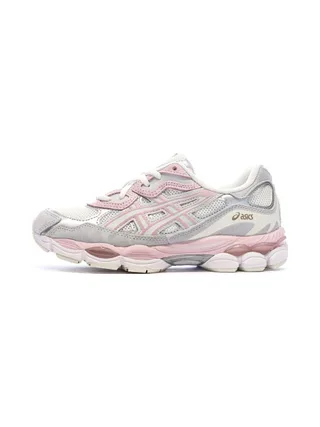 Baskets Blanches/Rose Homme Asics Gel-nyc 1