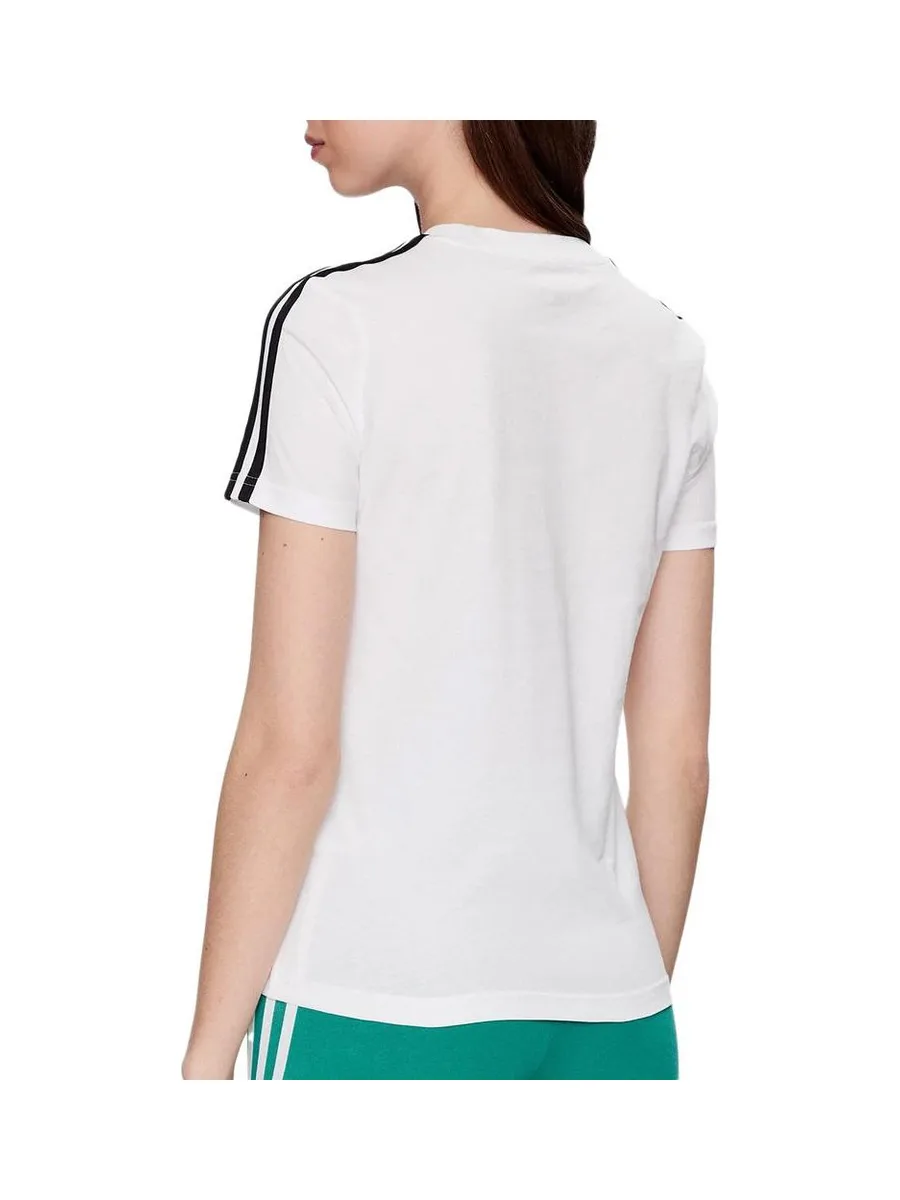 T-shirt Blanc/Noir Femme Adidas GL0783 3