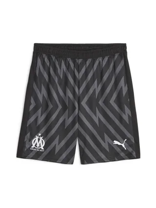 OM Short de Gardien Noir/Gris Homme Puma 2024/2025 1