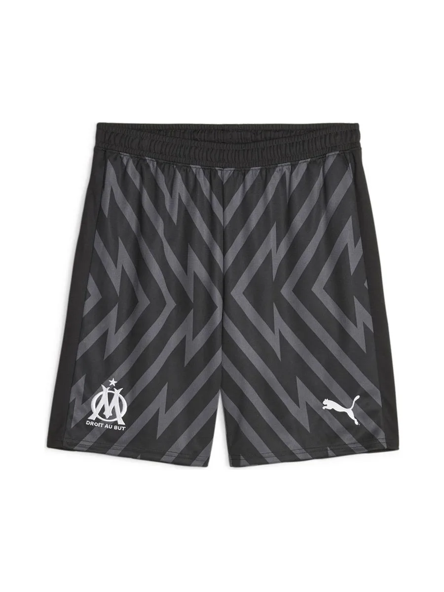 OM Short de Gardien Noir/Gris Homme Puma 2024/2025 2