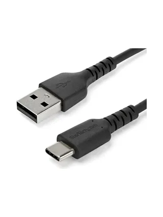 Cable Black USB 2.0 to USB C Cable 1m 1