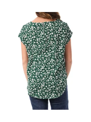 Top Imprimé Vert à Motifs Femme Only Vic 2