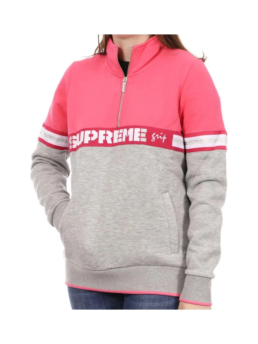 Sweat Rose/Gris Femme Supreme Grip Brigit 2