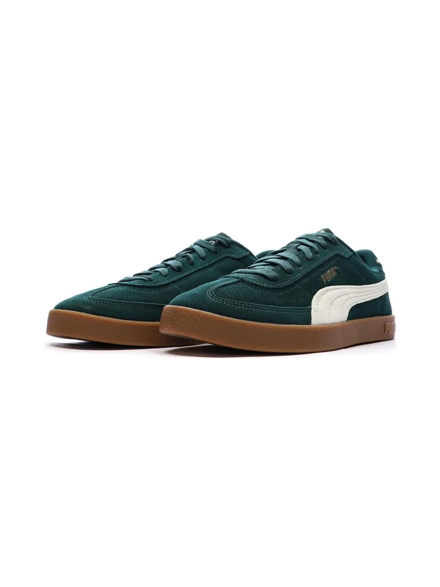 Baskets Vert Foncé Mixte Puma Club 7