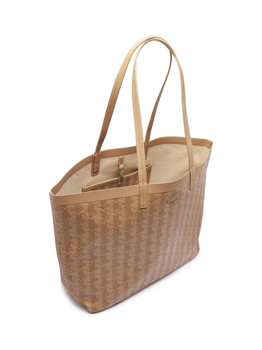 Sac Cabas Beige Femme Lacoste Zely 4