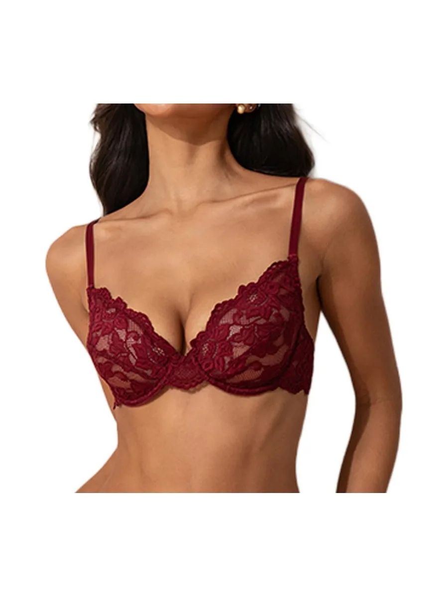 Soutien-Gorge Bordeaux Femme Les Petites Bombes Aube 2