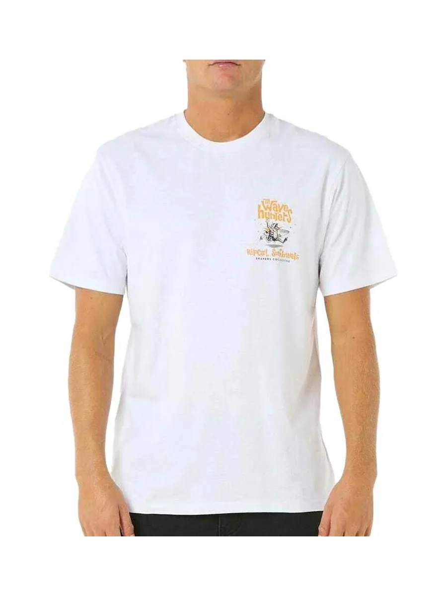 T-Shirt Blanc Homme Rip Curl Shaper Address 2