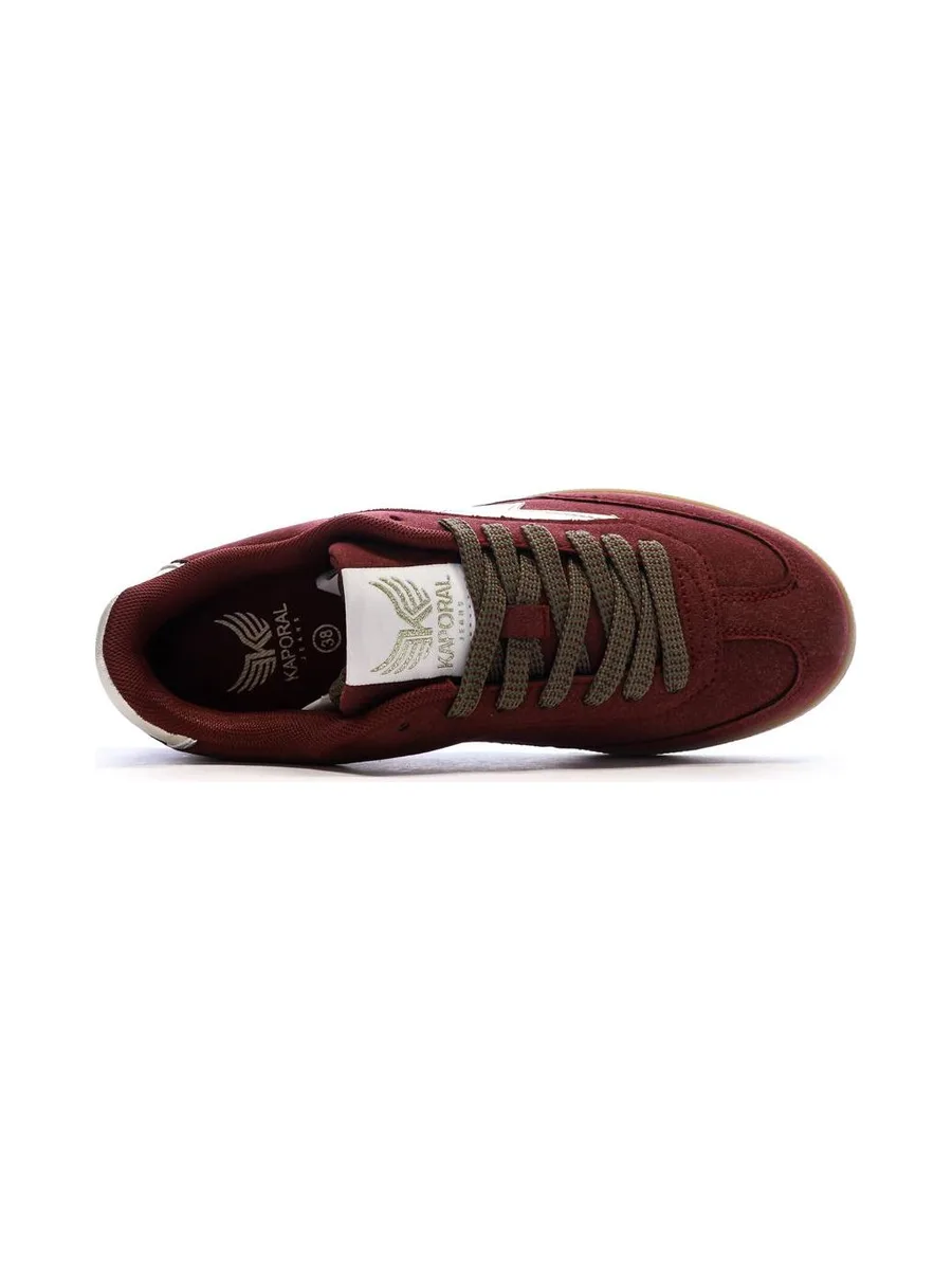 Baskets Bordeaux Femme Kaporal Seven 5