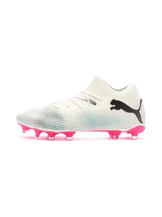 Chaussures de Football Blanc/Bleu Homme Puma Future 7 Match Fg/ag 1