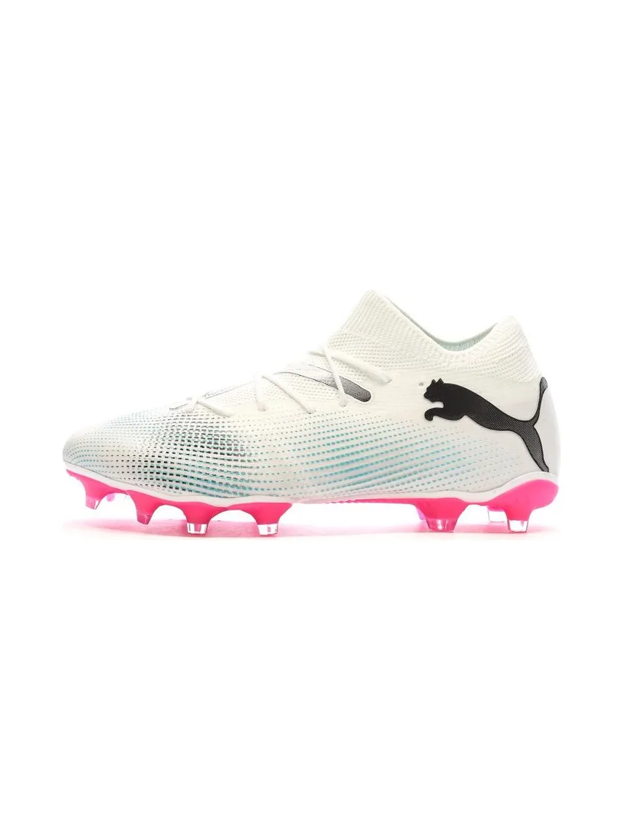 Chaussures de Football Blanc/Bleu Homme Puma Future 7 Match Fg/ag 2