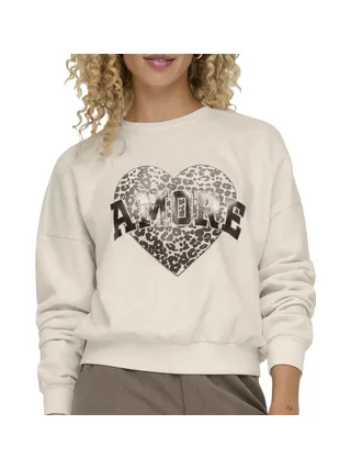 Sweat Beige Femme Only Lauren 1