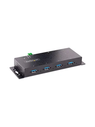4-Port Industrial USB 3.0 Hub Metal 1