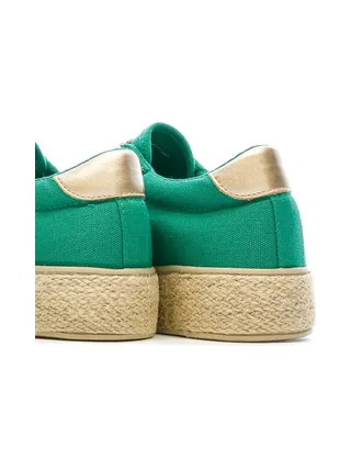 Baskets en Toile Vertes Femme Vert Cache Cache Choescapa 7