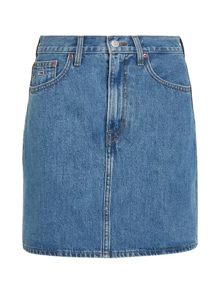 Jupe Mom Bleu Femme Tommy Hilfiger Skirt 1