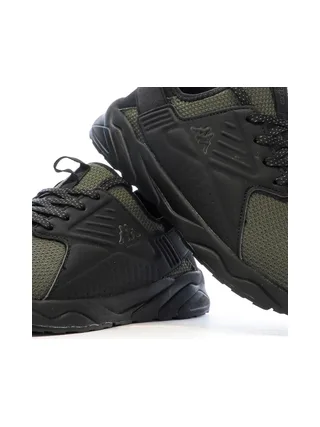 Baskets Noires/Kaki Garçon Kappa San Puerto Lace 7