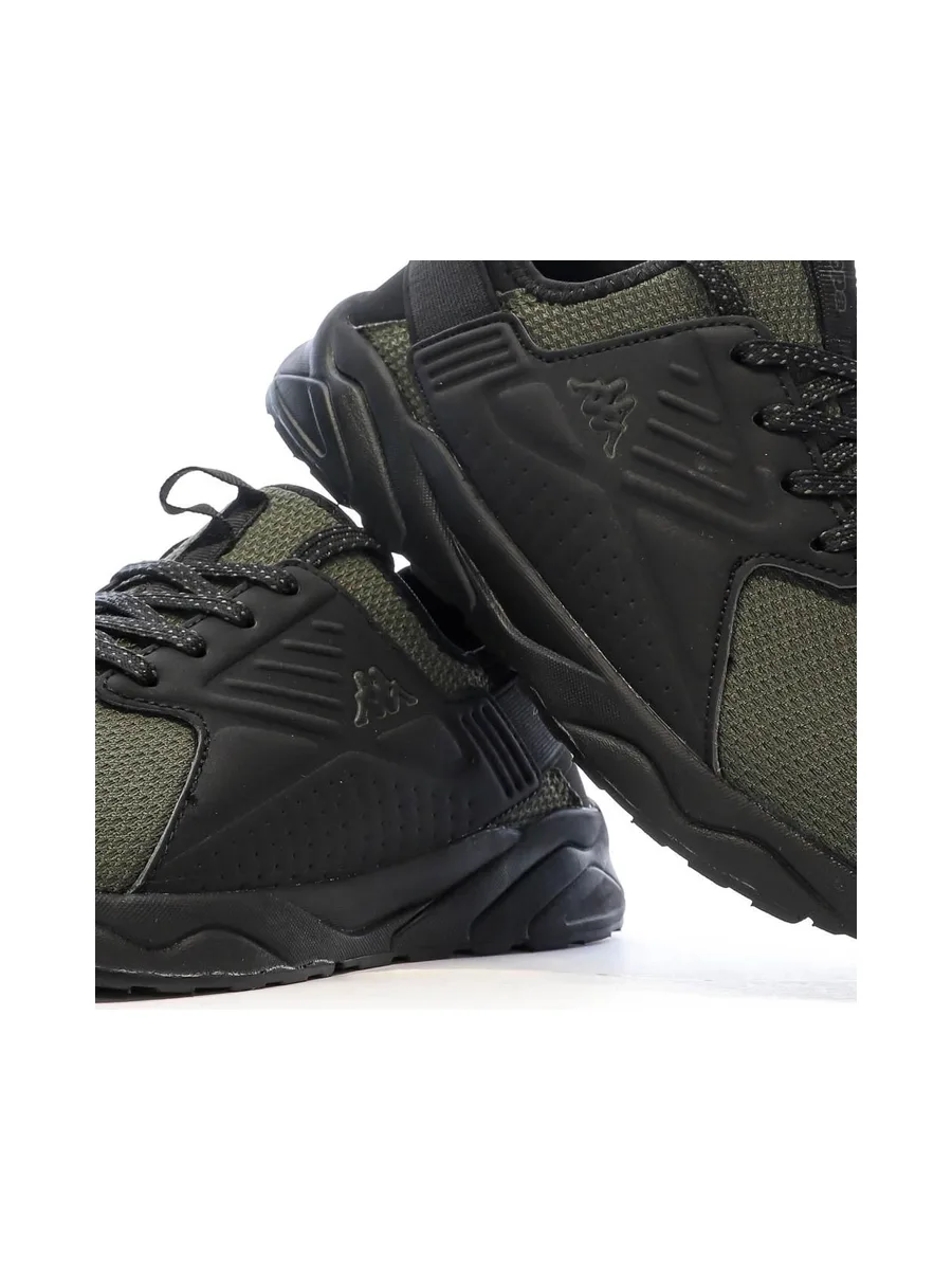 Baskets Noires/Kaki Garçon Kappa San Puerto Lace 8