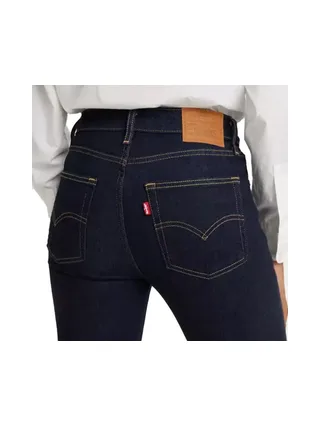 Jean 725 Bleu Foncé Bootcut Femme Levi's High Rise 18759 2