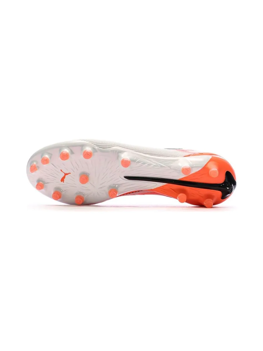 Chaussures de Football Blanc/Rouge Homme Puma Ultra 5 Ultimate Ag 6