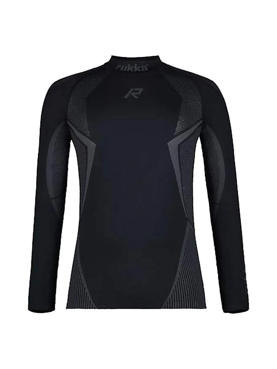 T-shirt Manches Longues Noir Homme Rukka Tira 2