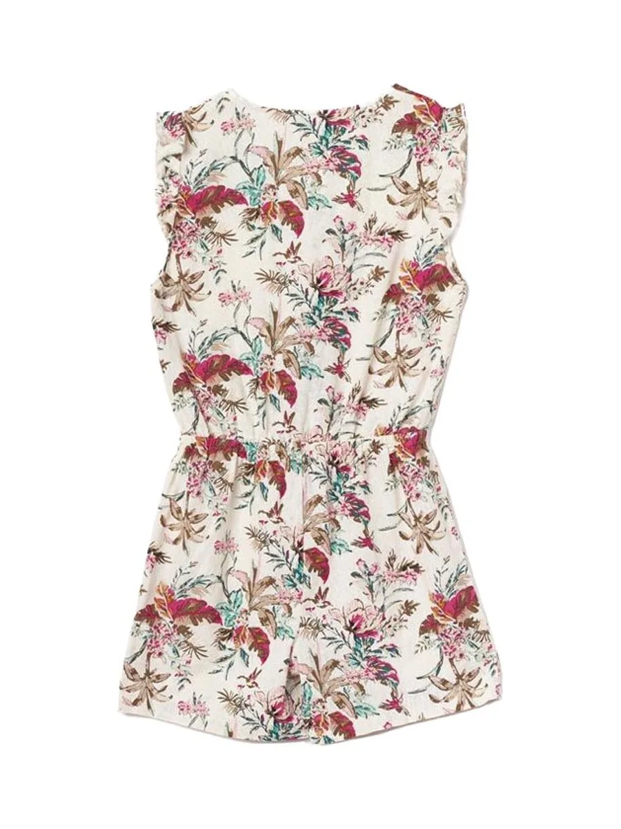 Combishort Beige/Fushia Fille Le Temps Des Cerises Yucagi 3