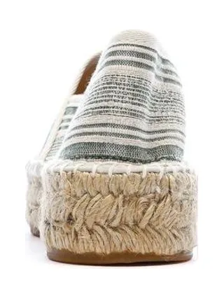 Espadrilles Blanches/Vertes Femme Pare Gabia Aduna 3