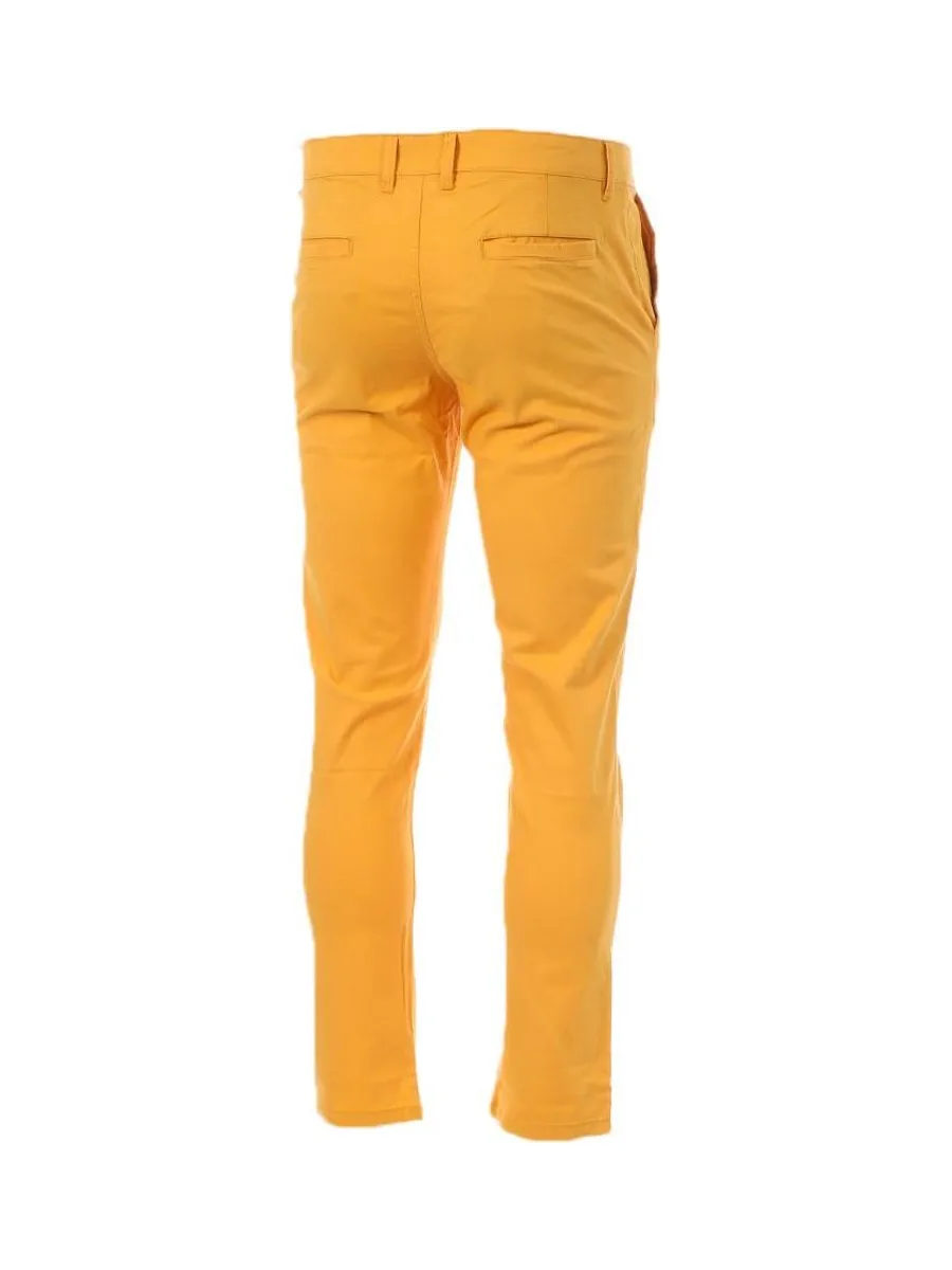 Chino Jaune Moutarde Homme Redskins Tall Chino 3