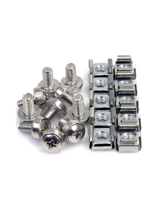 100 Pkg M6 Mounting Screws and Cage Nuts 1