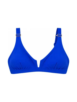 Haut de Maillot de bain Bleu électrique Femme Grain de Sable Louisa 1