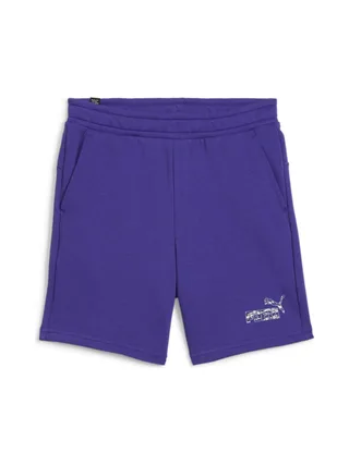 Short Bleu Garçon Puma Camo 1