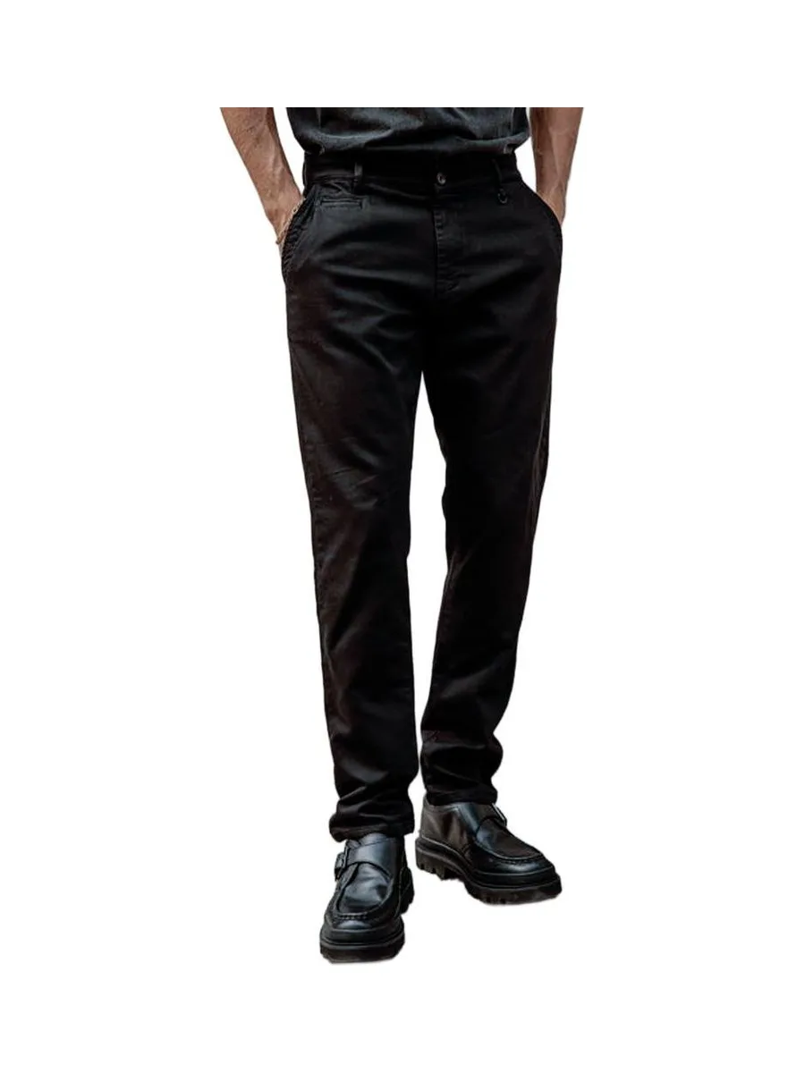 Pantalon Chino Noir Homme Freeman Porter Gino Epic 2
