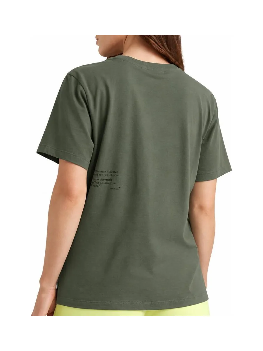 T-Shirt Kaki Femme O'Neill Future Surf 3