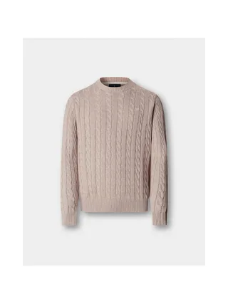 Pull HACKETT en coton à torsades - Col rond 2