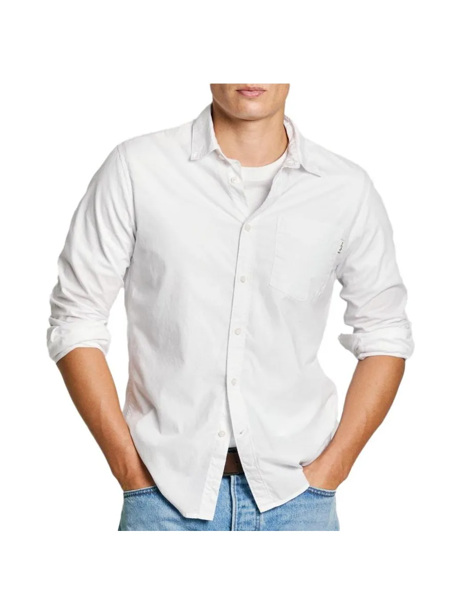Chemises Blanche Homme Pepe jeans Arnold 2