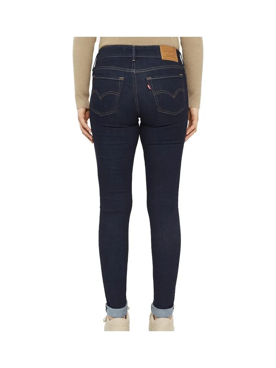 Jean Skinny Bleu Brut Femme Levi's 711 Button 3