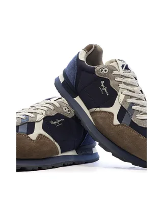 Baskets Marron/Beige Homme Pepe jeans Brit Prints 7