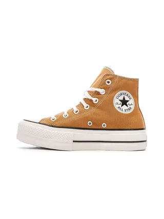 Baskets Jaune Converse Femme Chuck Taylor All Star Lift 1