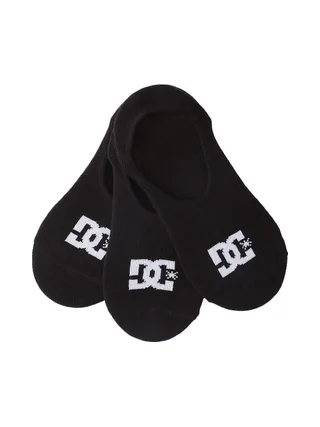x3 Paires de chaussettes Noires Homme Dc shoes Liner 1