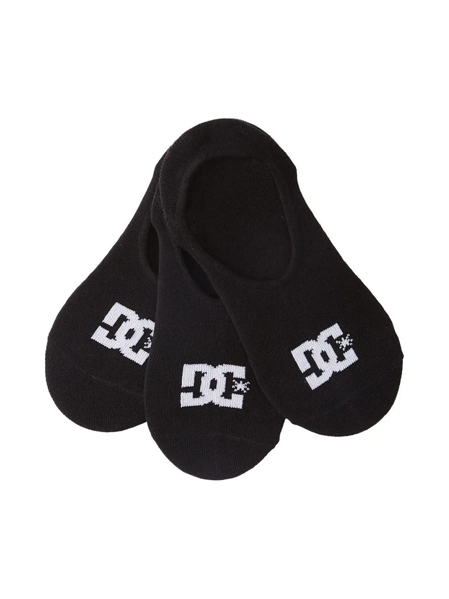 x3 Paires de chaussettes Noires Homme Dc shoes Liner 2