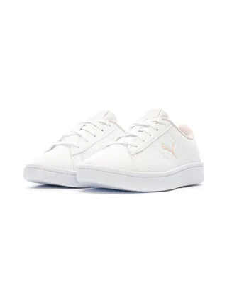 Baskets Blanches Fille Puma Vikky Cat 6