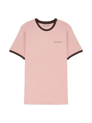 T-Shirt Rose Homme Teddy Smith Tee 2 1