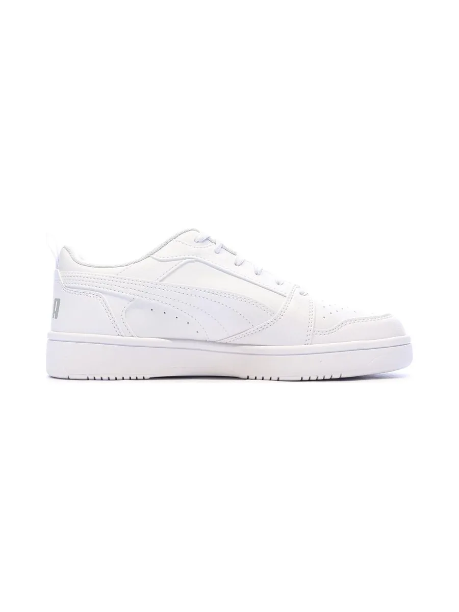 Baskets Blanches Homme Puma Rebound V6 Low34 3