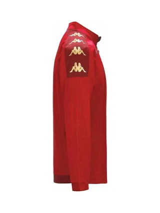 Sweat 1/4 de Zip Rouge Homme Kappa Gassolo 2