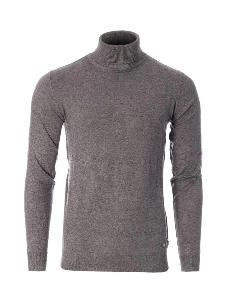 Pull Gris Chiné Homme Best Mountain 03-NAV 1