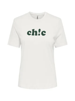 T-Shirt Blanc Femme Only Lola 1