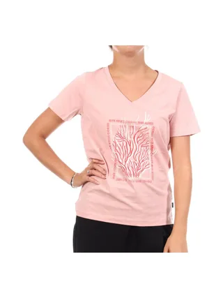 T-Shirt Rose Femme TBS Orchidee 1