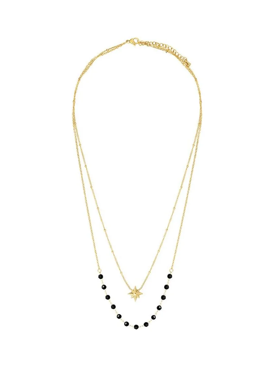 Collier Doré/Noir Femme Clio Blue CO4086S 2
