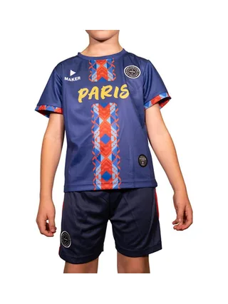 Ensemble Bleu/Rouge Enfant Sport Zone Paris 1