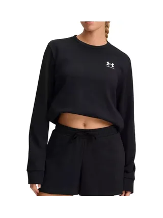 Sweat Noir Femme Under Armour Rival Terry 1