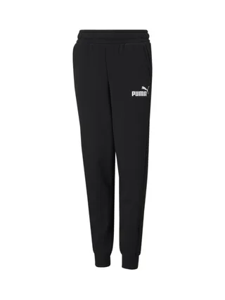 Jogging Noir Garçon Puma Essential Logo 1